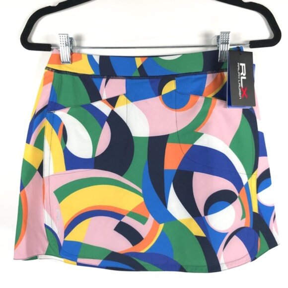 NWT RLX RALPH LAUREN Aim Printed Riviera Abstract W Golf 3/15 Skort‎ Size XS - Picture 8 of 16
